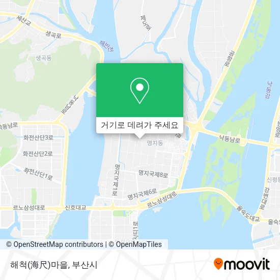 해척(海尺)마을 지도