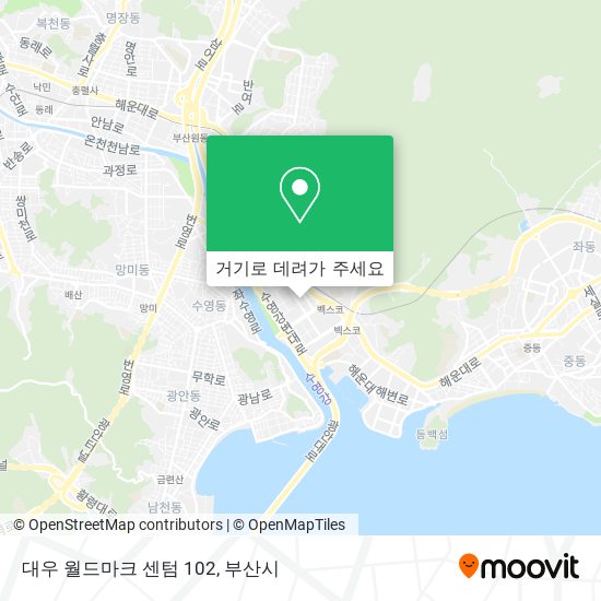 대우 월드마크 센텀 102 지도