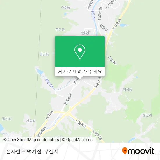 전자랜드 덕계점 지도