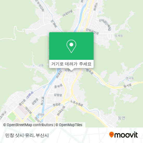민창 샷시·유리 지도