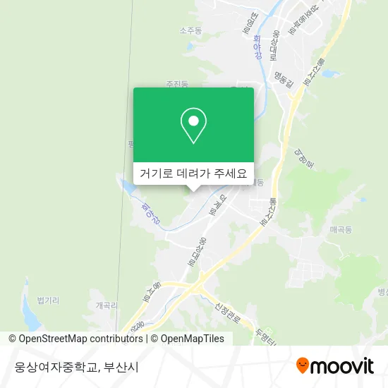 웅상여자중학교 지도