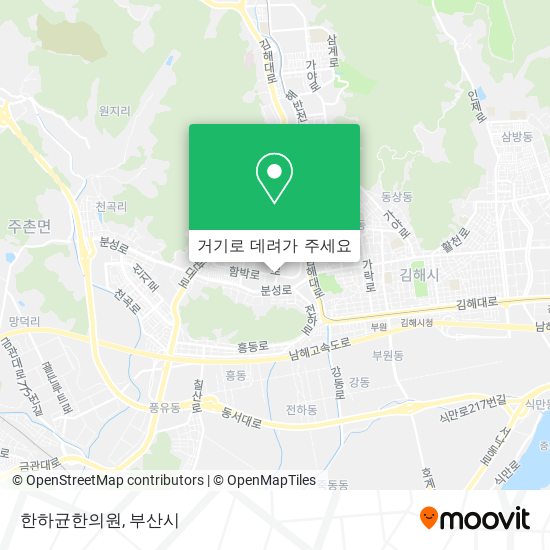 한하균한의원 지도