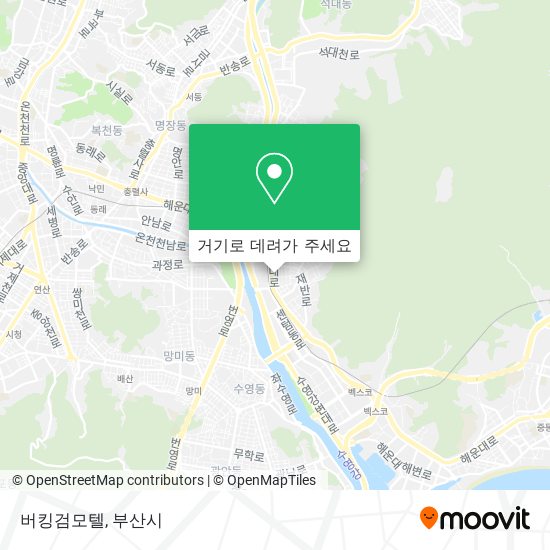버킹검모텔 지도