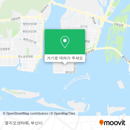 명지오션타워 지도
