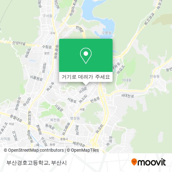 부산경호고등학교 지도