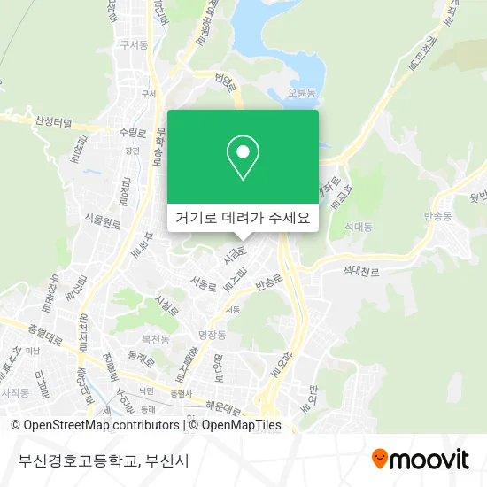 부산경호고등학교 지도