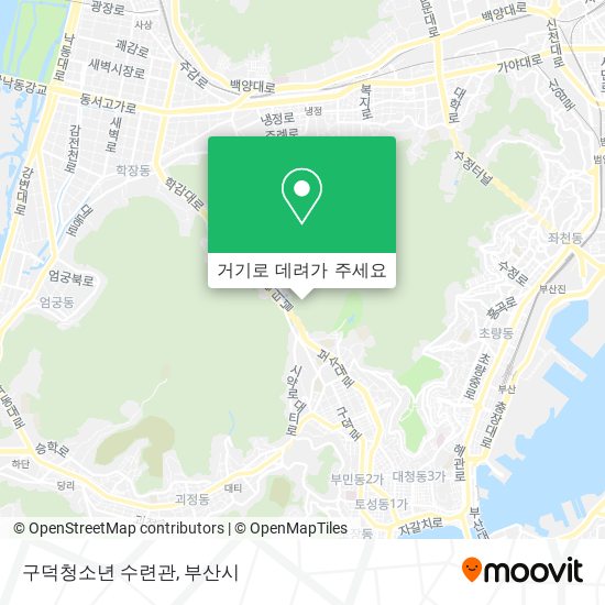 구덕청소년 수련관 지도