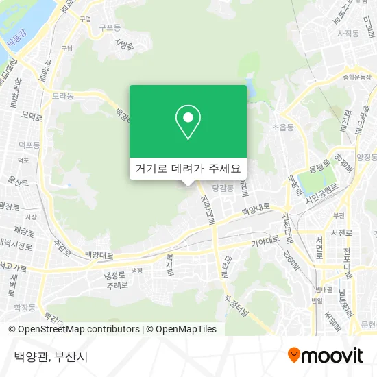 백양관 지도