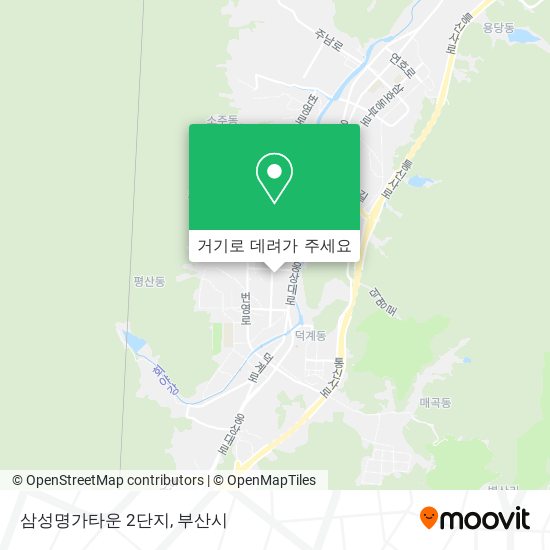 삼성명가타운 2단지 지도