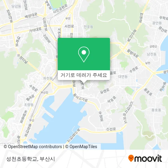 성천초등학교 지도