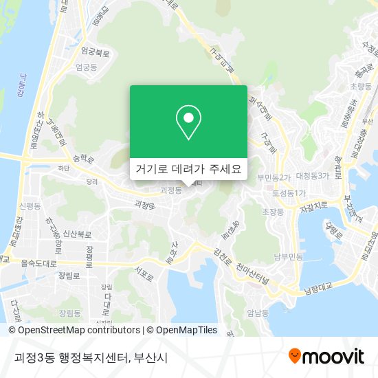 괴정3동 행정복지센터 지도