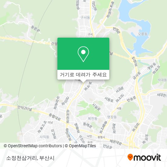 소정천삼거리 지도