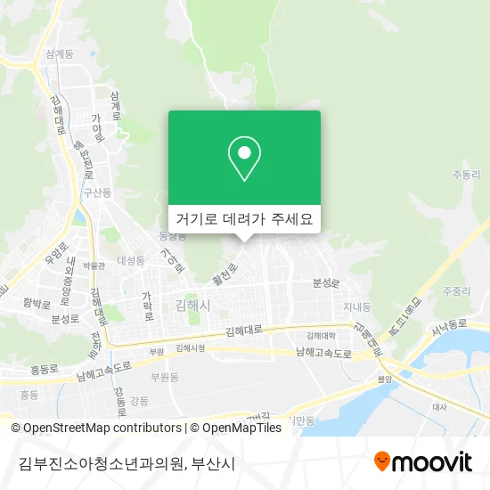 김부진소아청소년과의원 지도