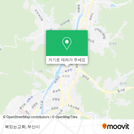 복있는교회 지도