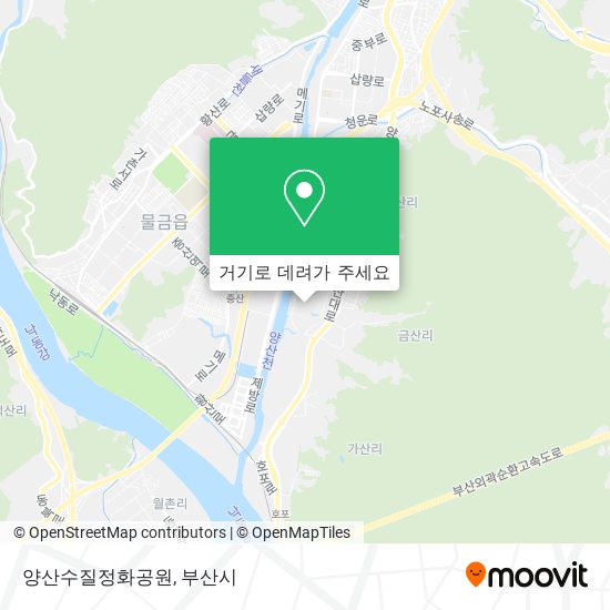 양산수질정화공원 지도