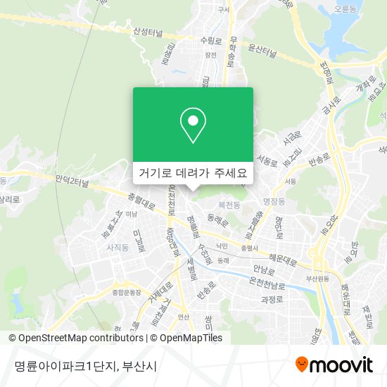 명륜아이파크1단지 지도