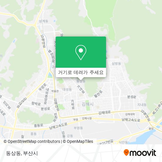 동상동 지도