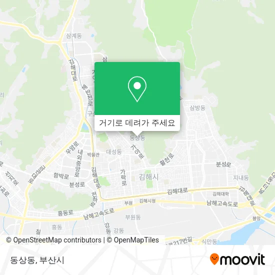 동상동 지도