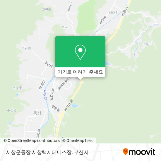 서창운동장 서창택지테니스장 지도