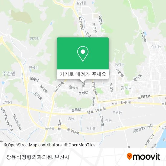 장윤석정형외과의원 지도