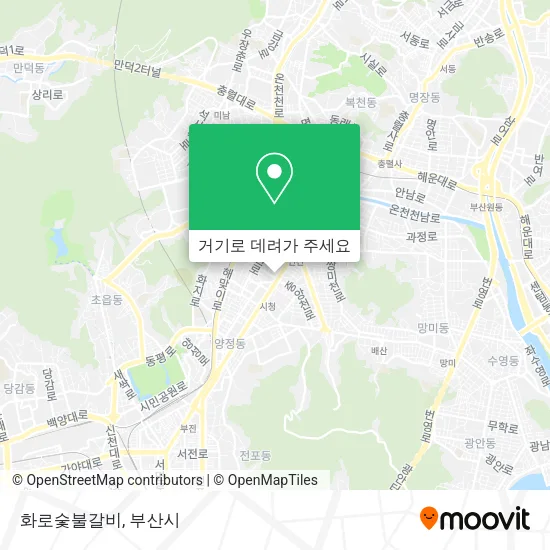 화로숯불갈비 지도