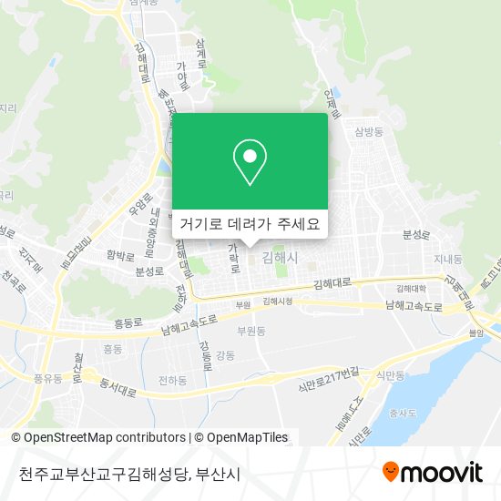 천주교부산교구김해성당 지도