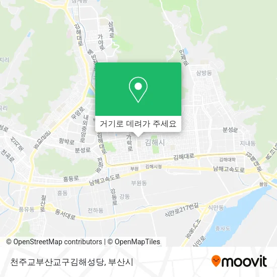 천주교부산교구김해성당 지도