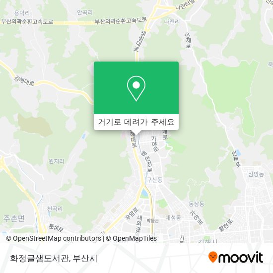 화정글샘도서관 지도