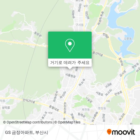 GS 금정아파트 지도