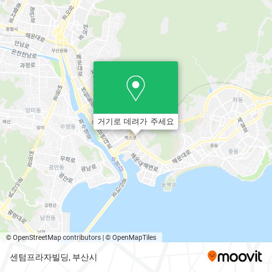 센텀프라자빌딩 지도