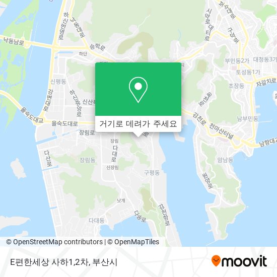 E편한세상 사하1,2차 지도