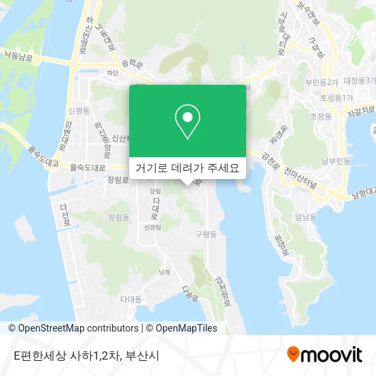 E편한세상 사하1,2차 지도