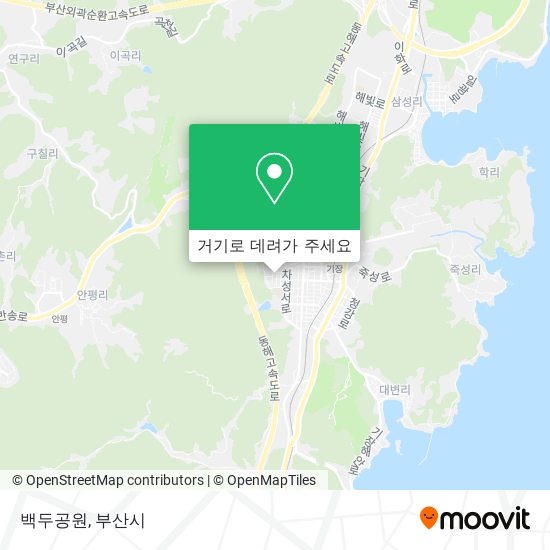 백두공원 지도