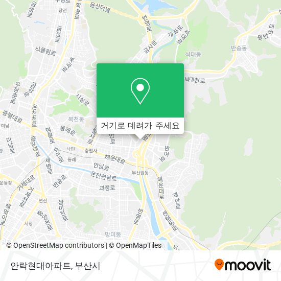 안락현대아파트 지도