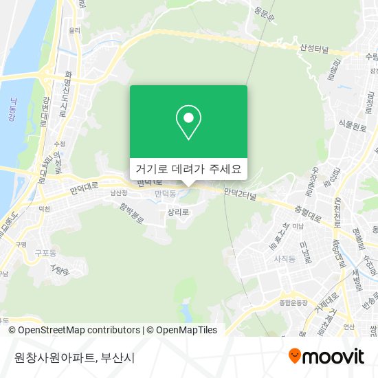 원창사원아파트 지도