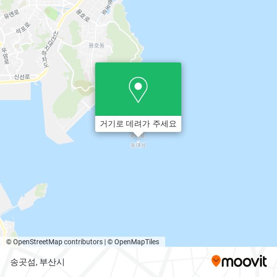송곳섬 지도