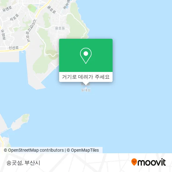 송곳섬 지도