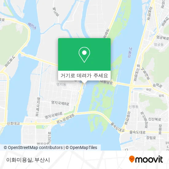 이화미용실 지도