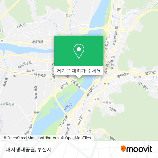 대저생태공원 지도