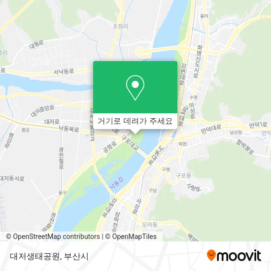 대저생태공원 지도