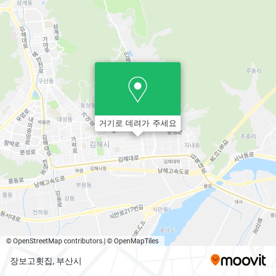 장보고횟집 지도