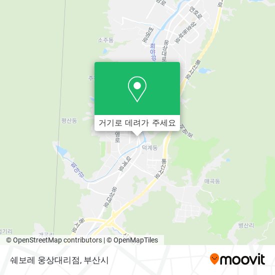 쉐보레 웅상대리점 지도