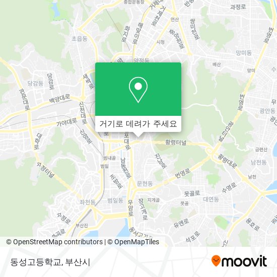 동성고등학교 지도