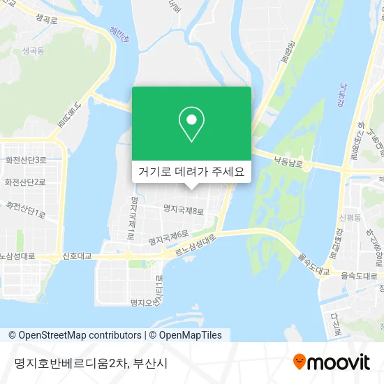 명지호반베르디움2차 지도