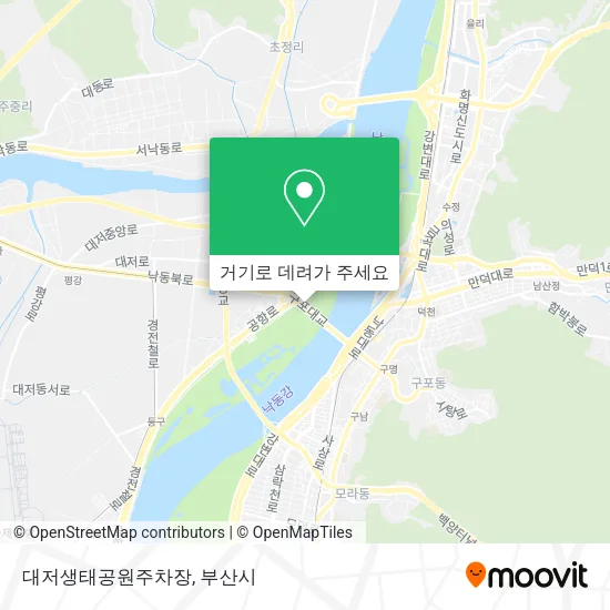 대저생태공원주차장 지도