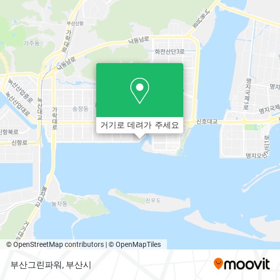 부산그린파워 지도