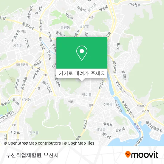 부산직업재할원 지도