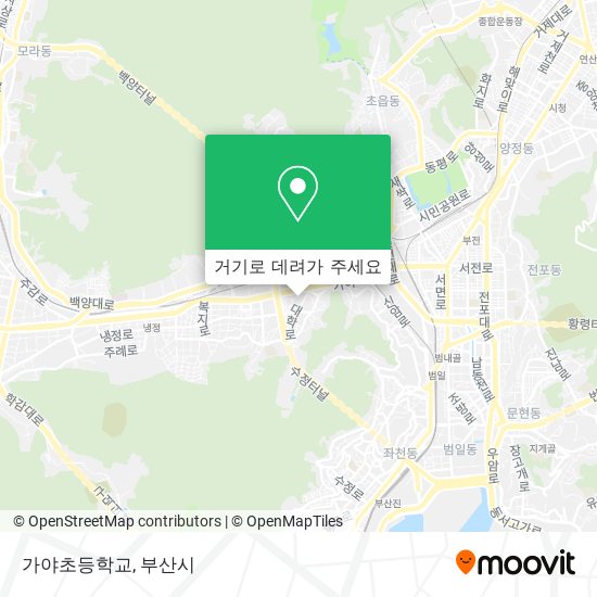 가야초등학교 지도
