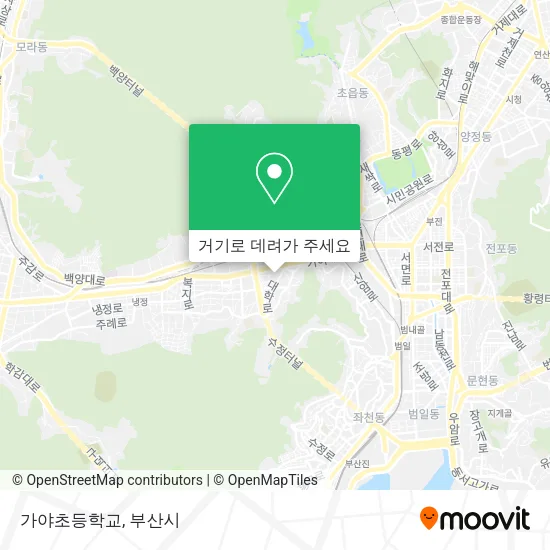 가야초등학교 지도