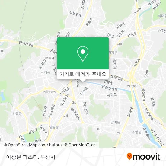 이상은 파스타 지도